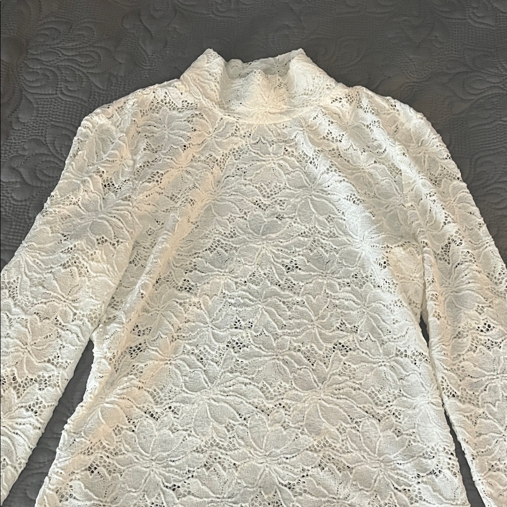 Hill House Cream Lace Top